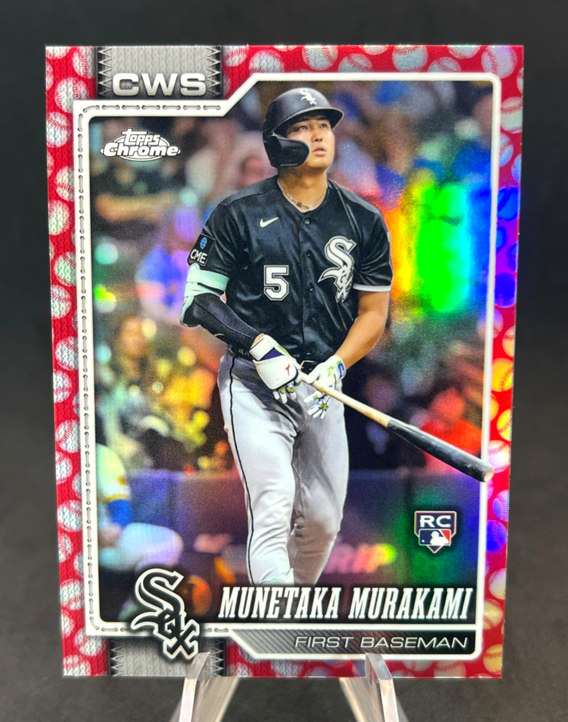 2026 Topps Chrome - Munetaka Murakami (RC) Baseball Seams Refractor #274 2026 Topps Chrome - Munetaka Murakami (RC) Baseball Seams Refractor #274
