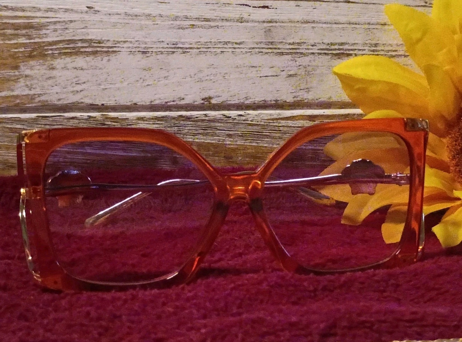 Vintage 80s Style Lion Head Door Knocker Sunglasses Orange Amber Square Shield Vintage 80s Style Lion Head Door Knocker Sunglasses Orange Amber Square Shield
