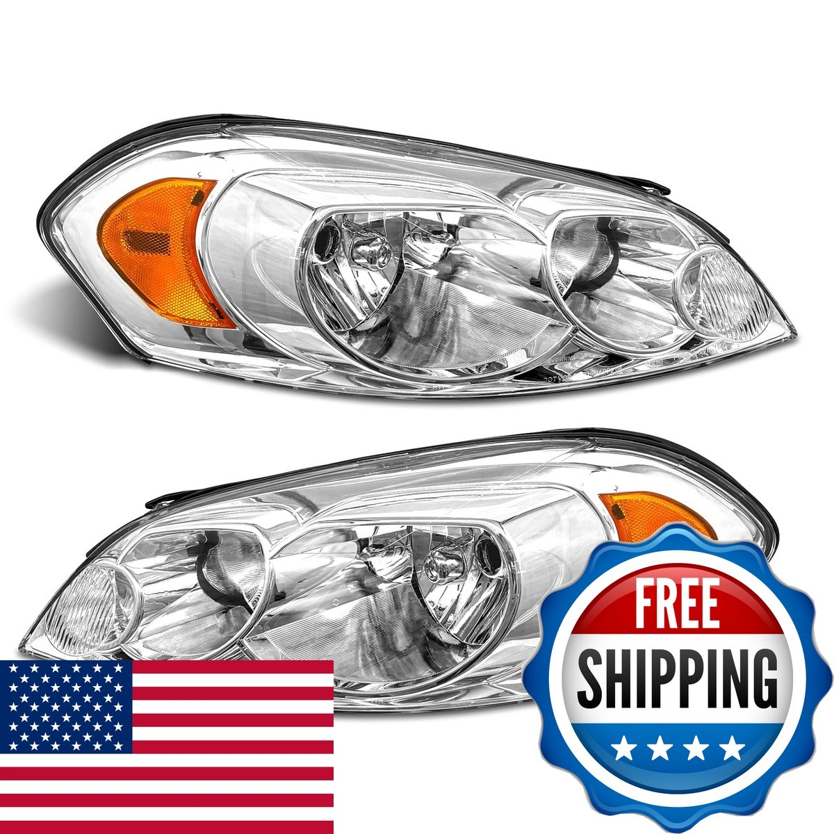 ADCARLIGHTS 2006-2016 Chevy Monte Carlo & Impala Headlight ADCARLIGHTS 2006-2016 Chevy Monte Carlo & Impala Headlight