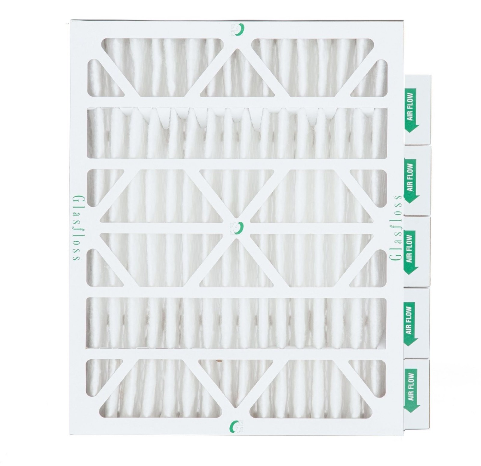 Glasfloss ZL 16x20x4 MERV 10 (FPR 7) Pleated HVAC Air Filters. Case of 6