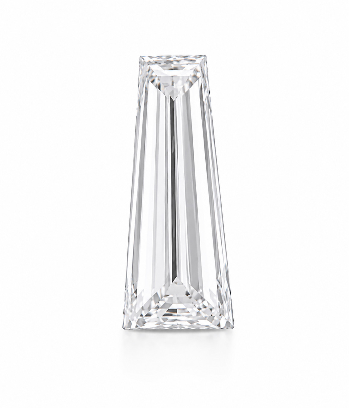 6 Ct Lab Grown White Diamond Tapered Baguette Cut VVS1 D Color Loose Stone 1