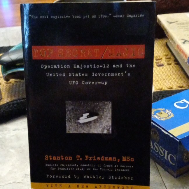 Top Secret/Majic Stanton T. Friedman Hardcover UFOs Majestic-12 Afterword
