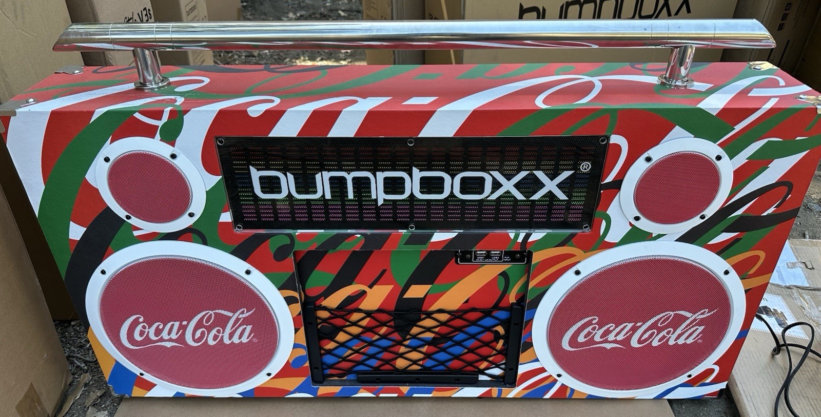Coca A Cola Bumpboxx Freestyle V3s Portable Bluetooth Boombox
