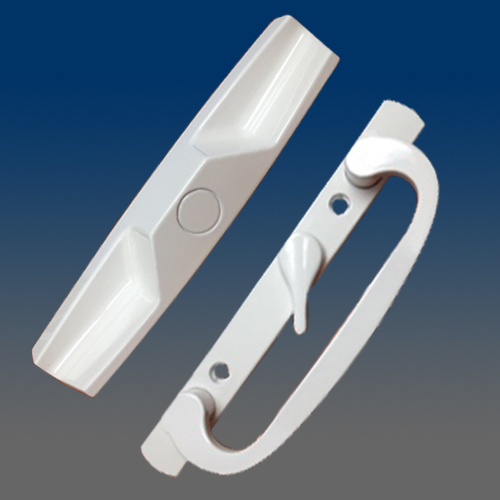 Sliding Glass Door Handle Set PD 1400 WHITE OFFSET Sliding Glass Door Handle Set PD 1400 WHITE OFFSET