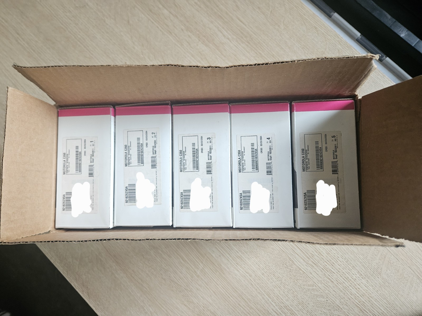 *** READ DESCRIPTION *** Lot Of 5 - Vintage - T-Mobile Motorola C350 *** READ DESCRIPTION *** Lot Of 5 - Vintage - T-Mobile Motorola C350