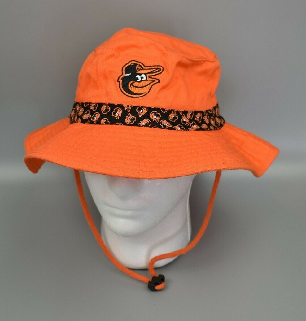 Baltimore Orioles Baseball Promo Giveaway Unisex Adult Bucket Beach Cap Hat 
