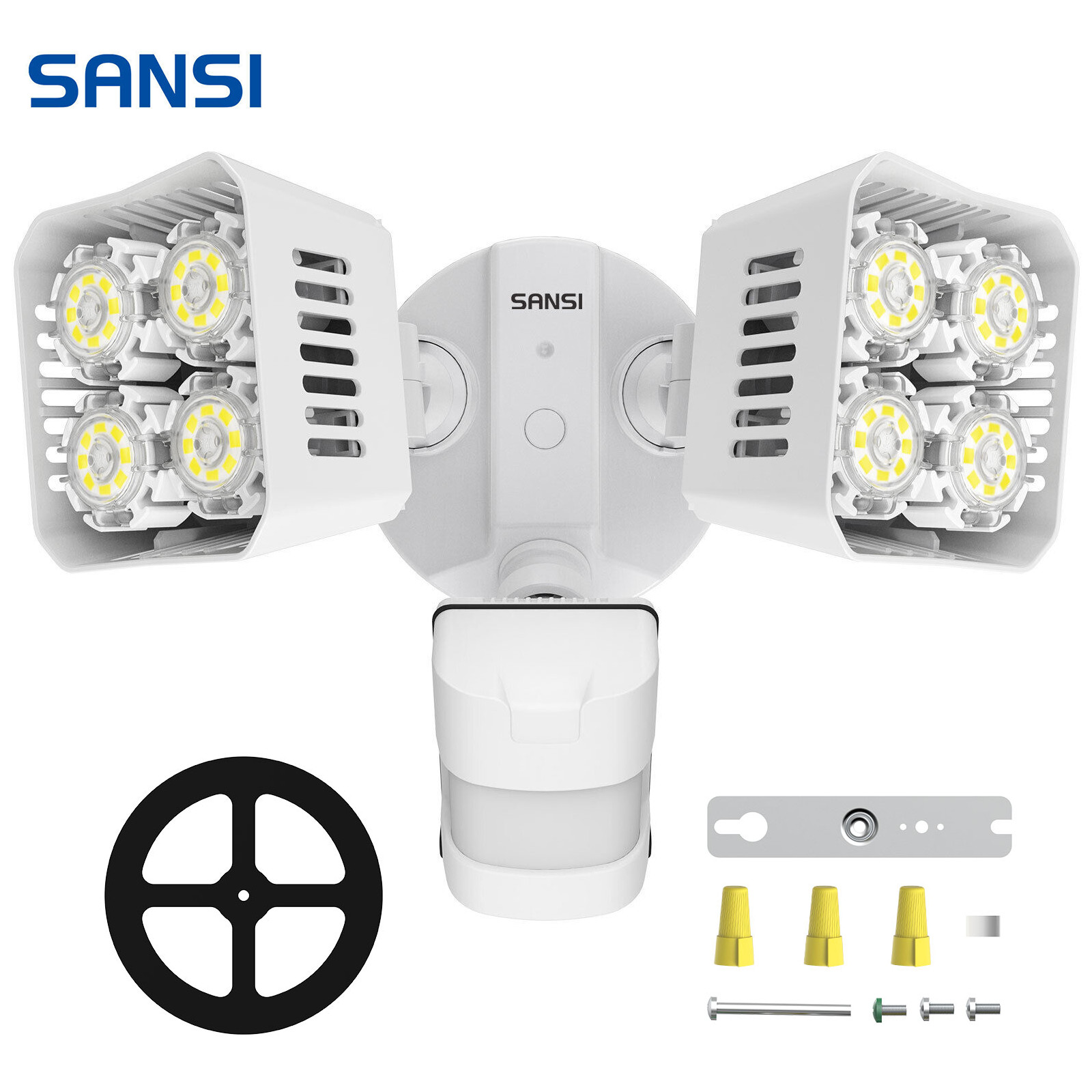 SANSI LED Security Lights Motion Sensor 3400lm 30W Outdoor Garage Floodlight SANSI LED Security Lights Motion Sensor 3400lm 30W Outdoor Garage Floodlight