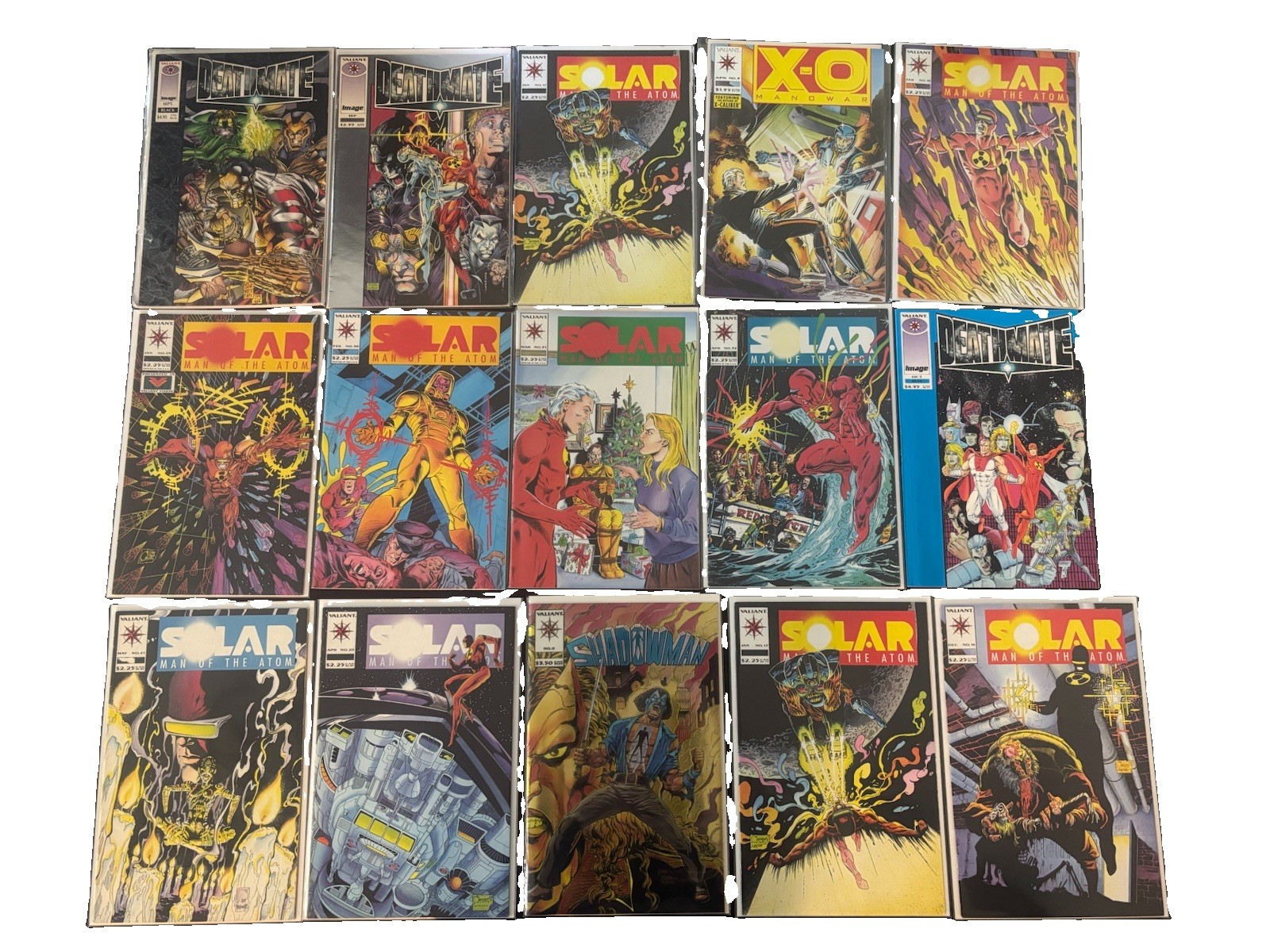 Valiant Comics 30 Issue Doctor Solar And Other Lot Shadow man #0 Chromium Valiant Comics 30 Issue Doctor Solar And Other Lot Shadow man #0 Chromium