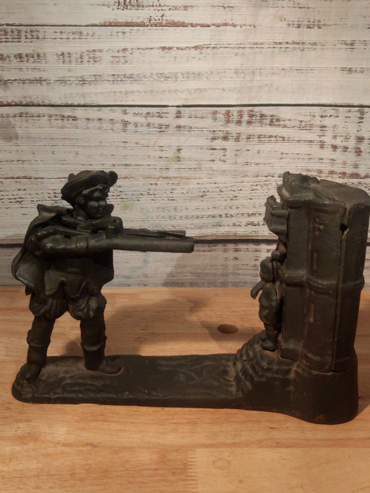 Vintage William Tell Classic Iron Cast Iron  Bank