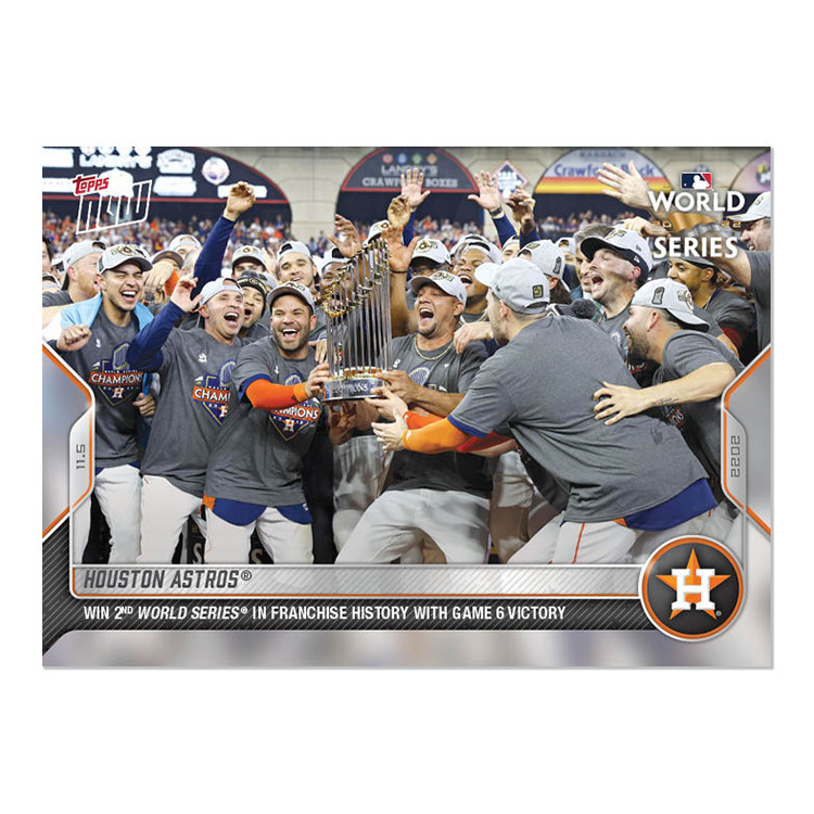 Houston Astros - 2022 MLB TOPPS NOW® Card 1160 WORLD SERIES CHAMPIONS Houston Astros - 2022 MLB TOPPS NOW® Card 1160 WORLD SERIES CHAMPIONS