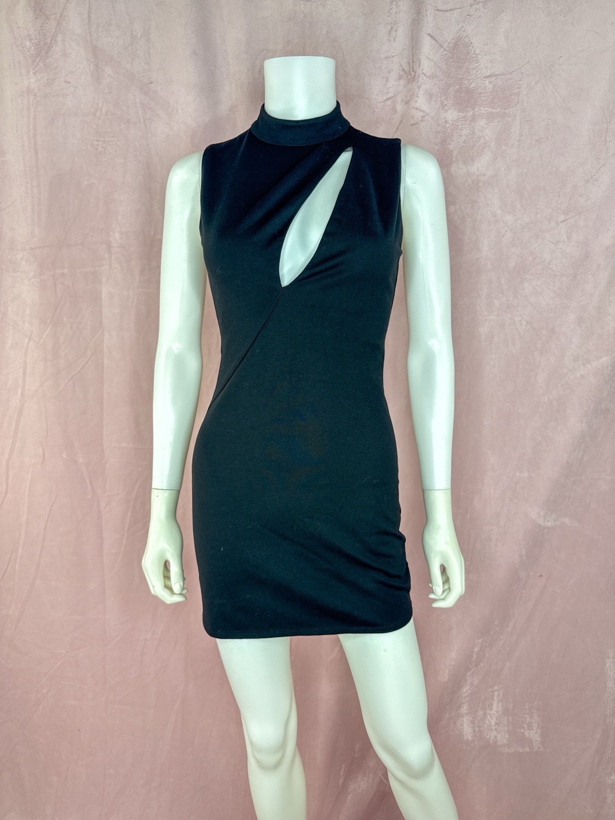 NWT NBD Womens Black Cutout Mini Dress Small Sleeveless Bodycon Revolve LBD NWT NBD Womens Black Cutout Mini Dress Small Sleeveless Bodycon Revolve LBD