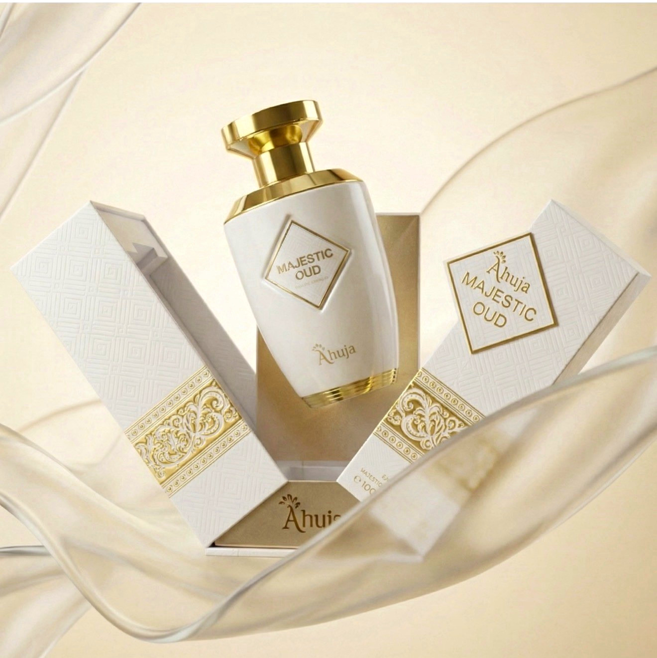 Ahuja Majestic Oud Eau de Parfum Spray 100 ml Oud Scent Long Lasting Ahuja Majestic Oud Eau de Parfum Spray 100 ml Oud Scent Long Lasting