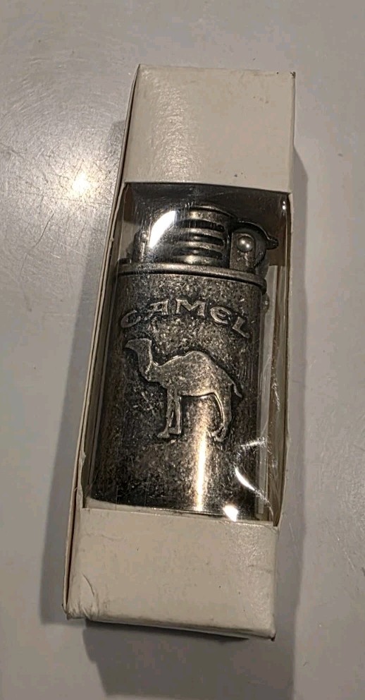 Vintage Camel Metal Lighter Collectible NEW Old Stock Promotional Premium Vintage Camel Metal Lighter Collectible NEW Old Stock Promotional Premium