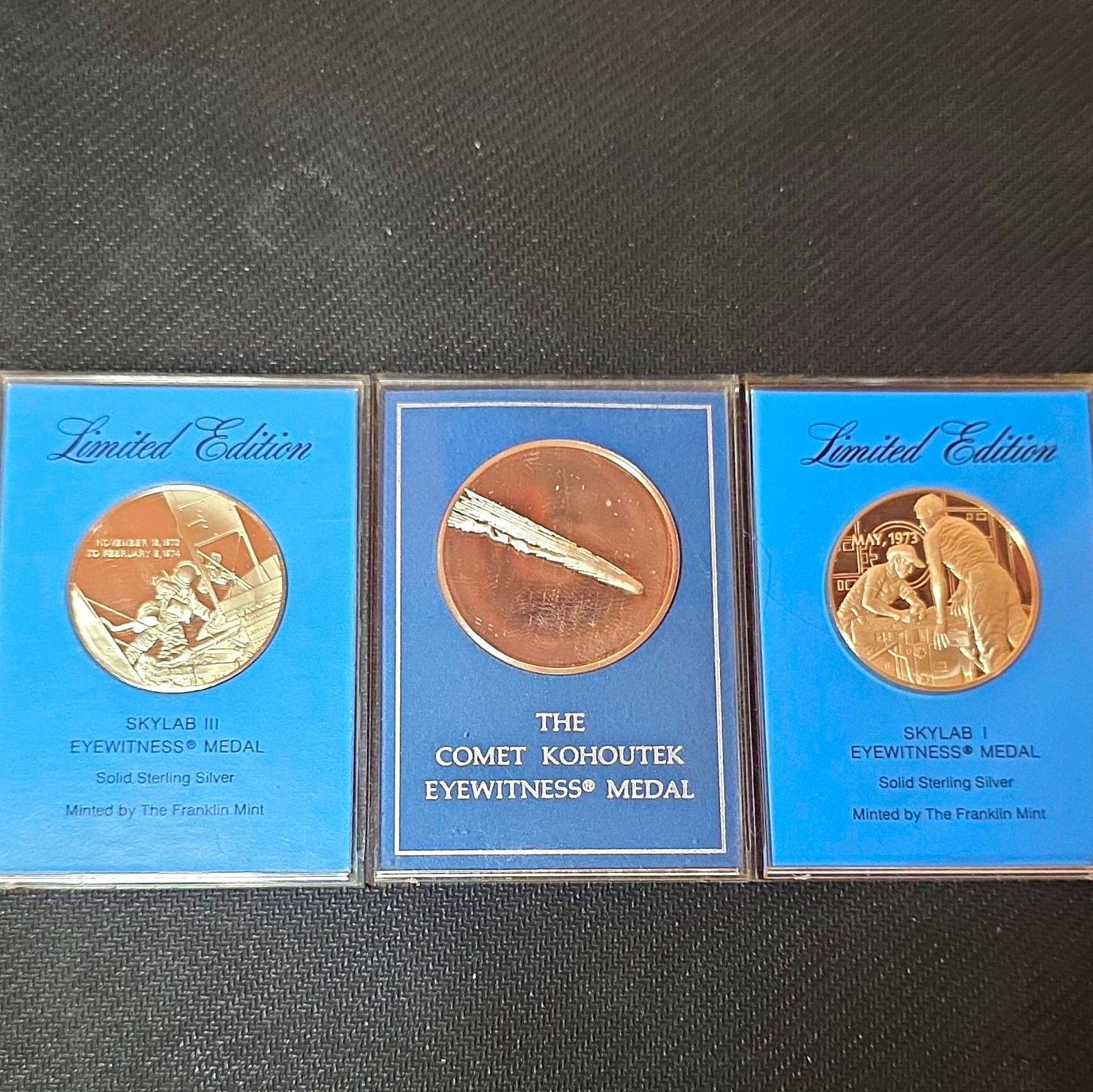 Franklin Mint Skylab Space Set Roughly 88 Grams Of Silver Franklin Mint Skylab Space Set Roughly 88 Grams Of Silver