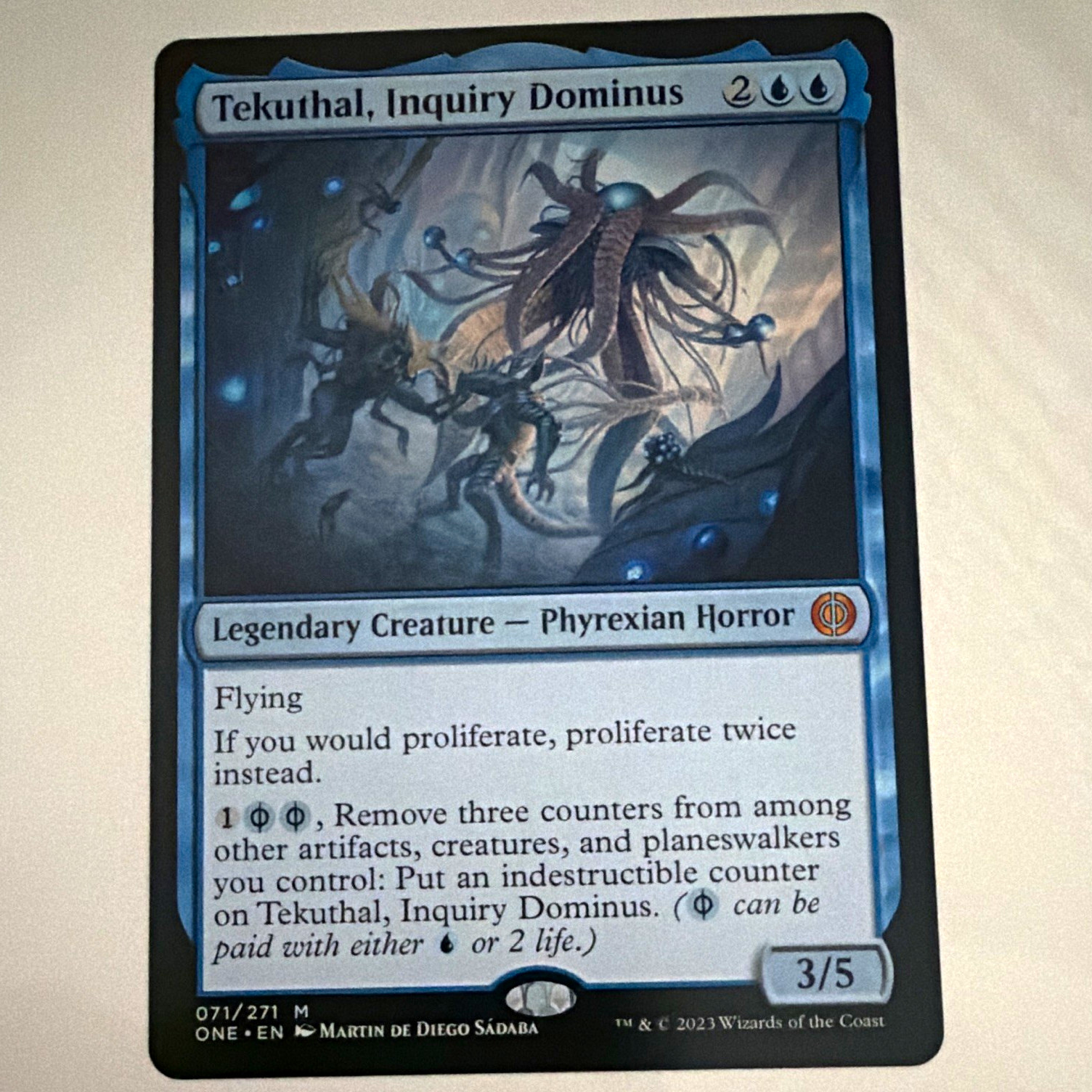 MTG Tekuthal, Inquiry Dominus Mythic Regular EN ONE 071/271 3/5 MTG Tekuthal, Inquiry Dominus Mythic Regular EN ONE 071/271 3/5