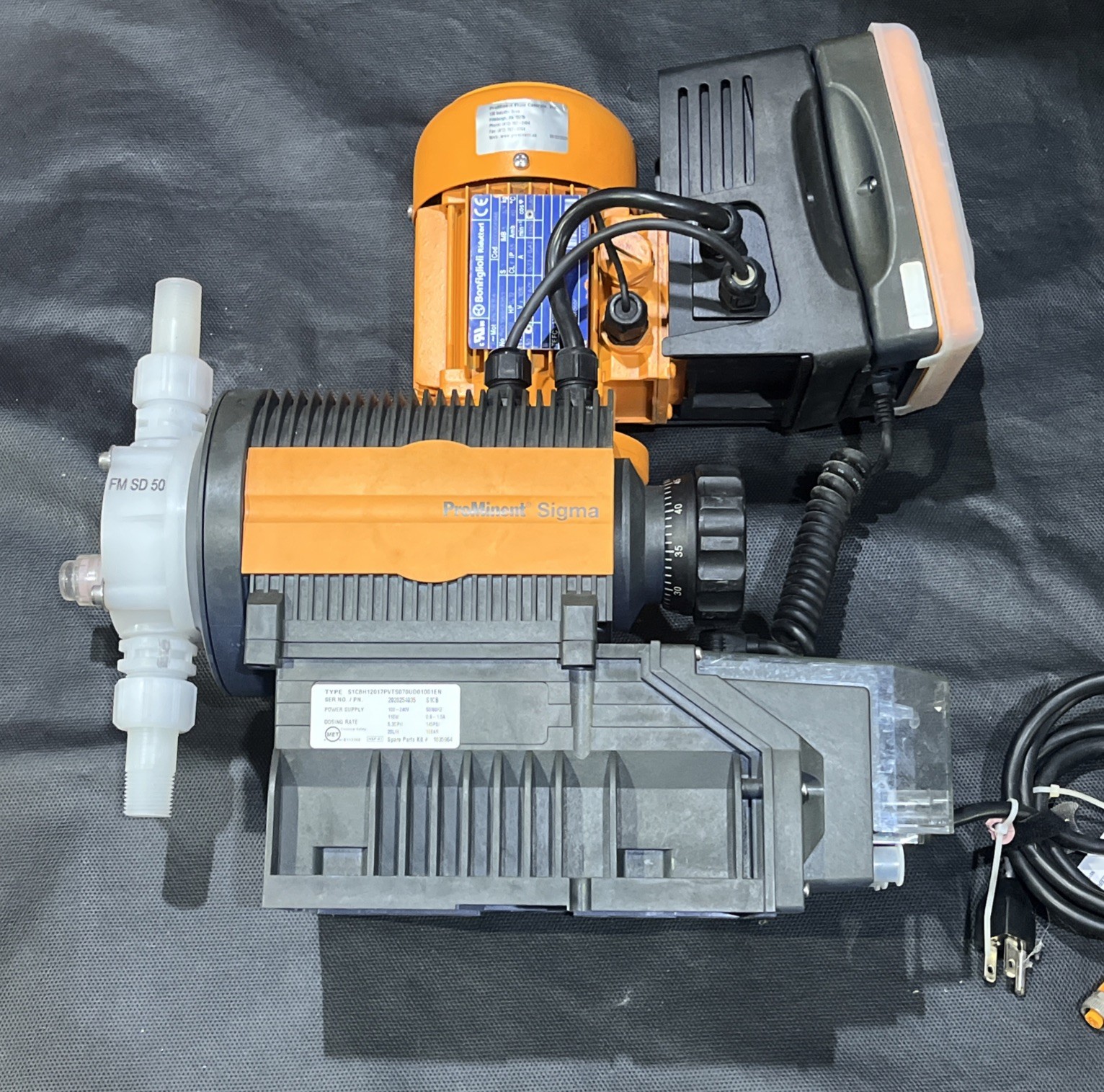 ProMinent Sigma S1CBH12017PVTS070UD01001EN Motor Driven Chemical Metering Pump