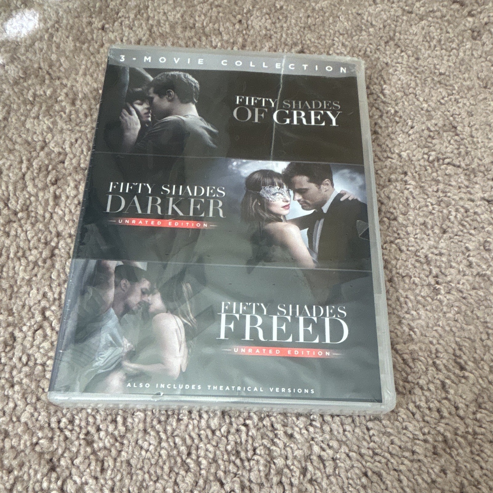 Fifty Shades Collection (DVD) 3-Movie Unrated Edition w/ Deleted Scenes Fifty Shades Collection (DVD) 3-Movie Unrated Edition w/ Deleted Scenes