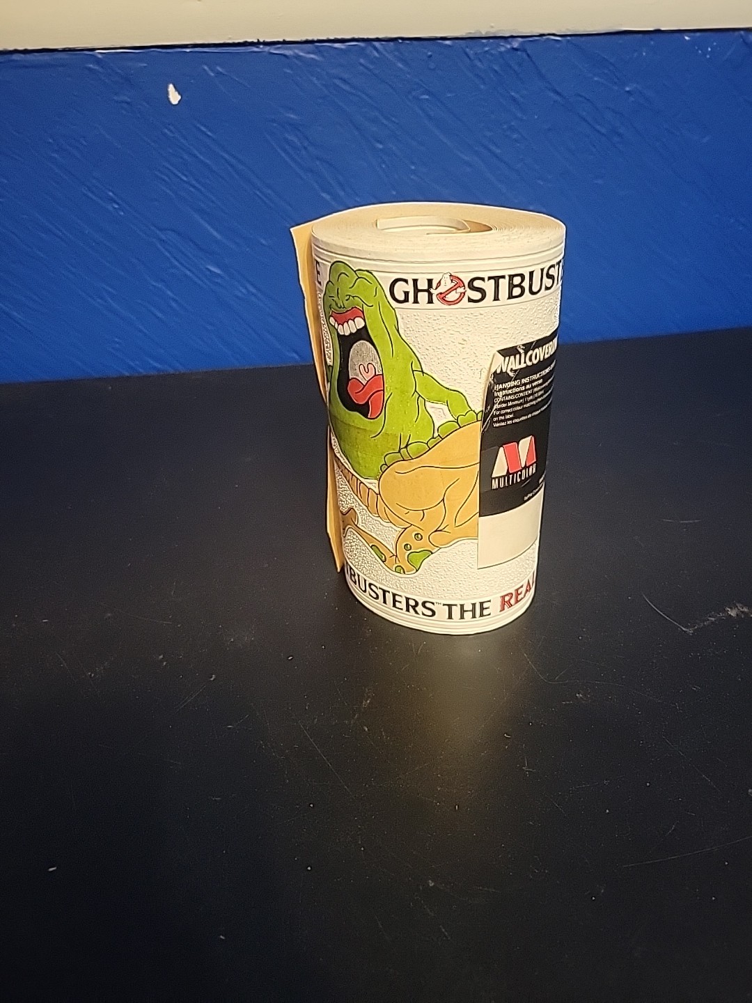 RARE Vintage 1986 Made in England The Real Ghostbusters Slimer Wall Border Paper RARE Vintage 1986 Made in England The Real Ghostbusters Slimer Wall Border Paper