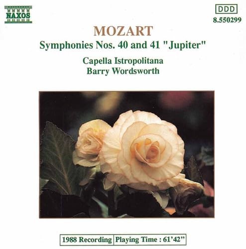 MOZART - Symphonies 40 & 41 - Music CD