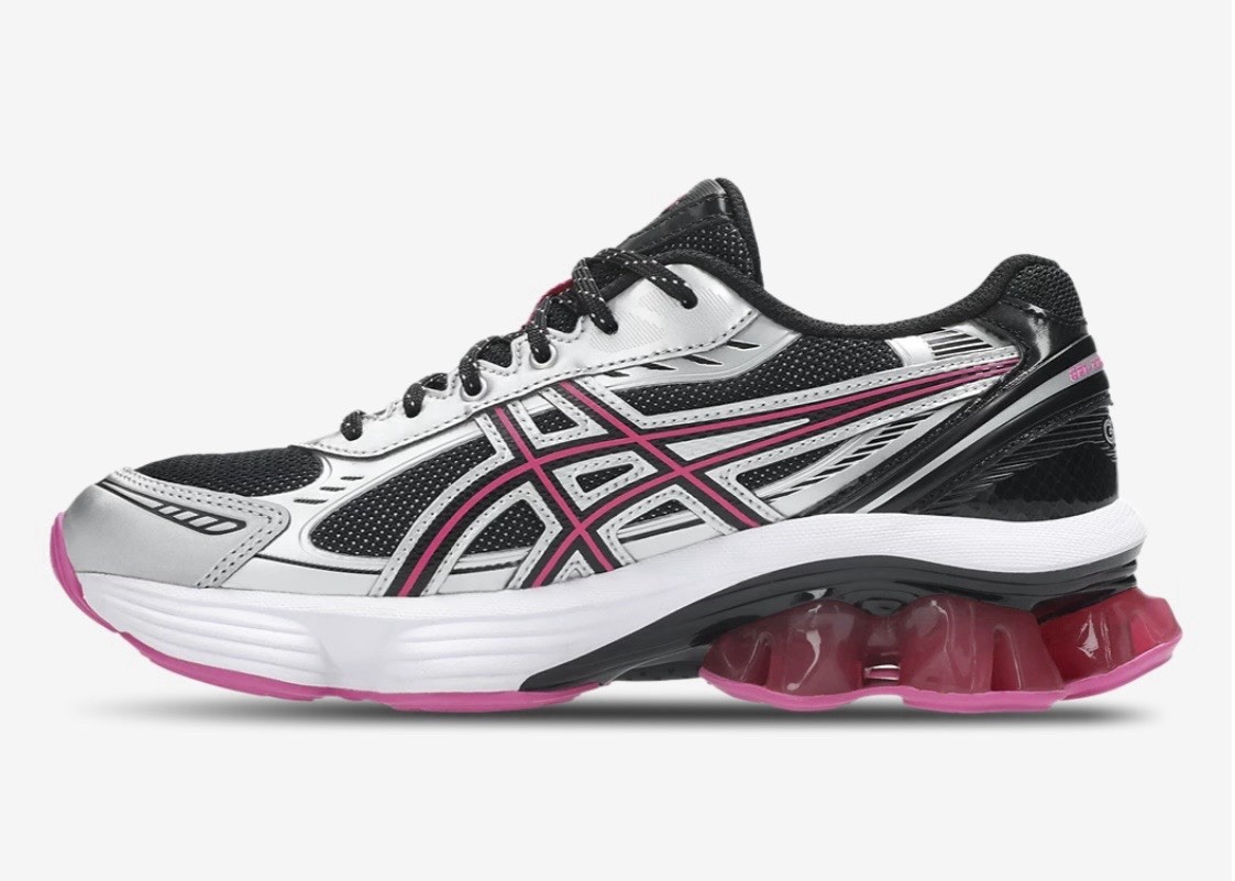 ASICS Gel-Kinetic Fluent Black/Pink Glo Sneakers MENS 7.5/W9
