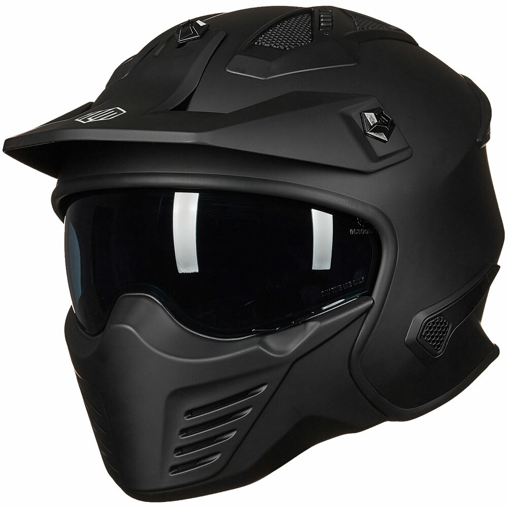 ILM Open Face 3/4 Motorcycle Half Helmet for Moped ATV UTV Cruiser Scooter DOT