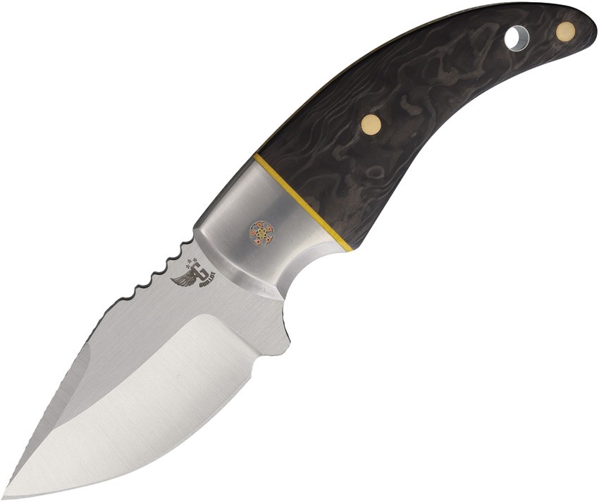 Mechforce Kestrel Carbon Fiber & Titanium Bohler M390 Fixed Blade Knife F011 Mechforce Kestrel Carbon Fiber & Titanium Bohler M390 Fixed Blade Knife F011
