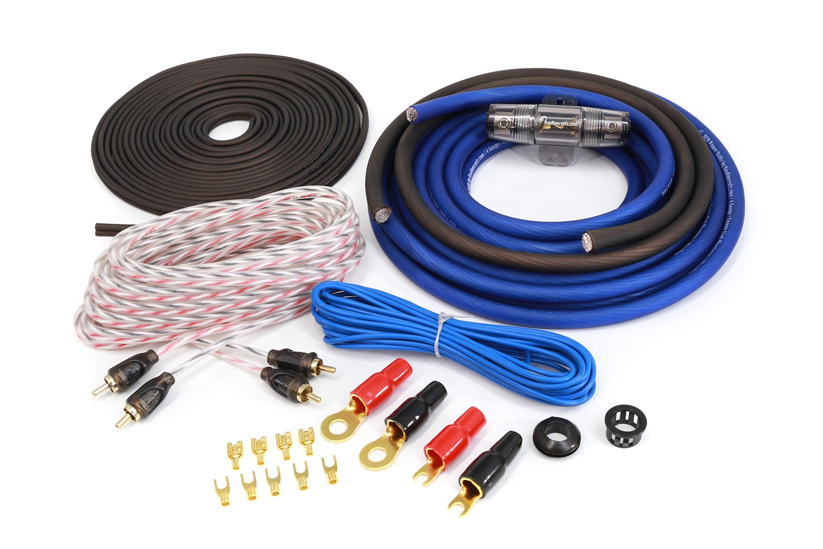 KnuKonceptz KCA Complete 4 Gauge Amp Installation Kit KnuKonceptz KCA Complete 4 Gauge Amp Installation Kit