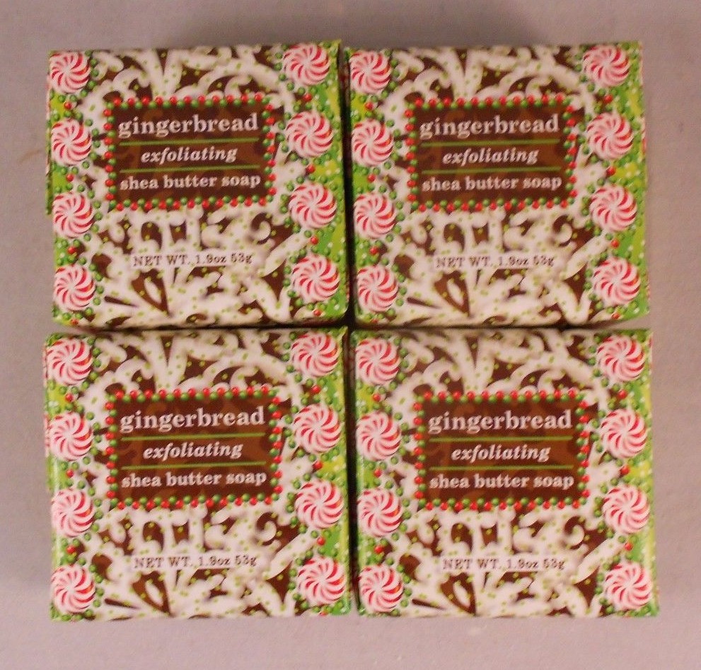 Greenwich Bay Shea Butter CHRISTMAS Spa Soap, 1.9 oz., 4 or 6 Bars per Lot