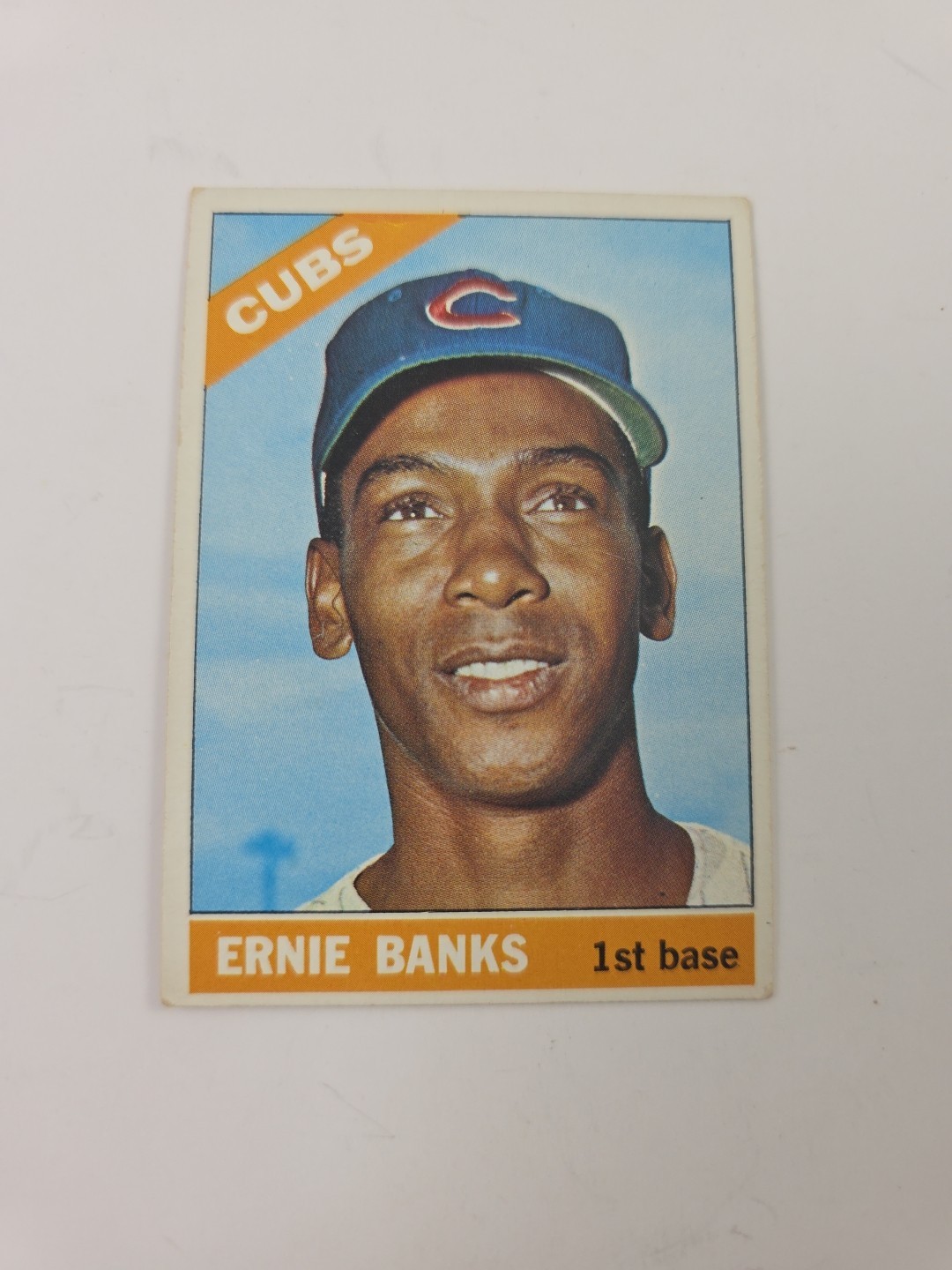 Ernie Banks 1966 Topps #110 Chicago Cubs R1 Ernie Banks 1966 Topps #110 Chicago Cubs R1