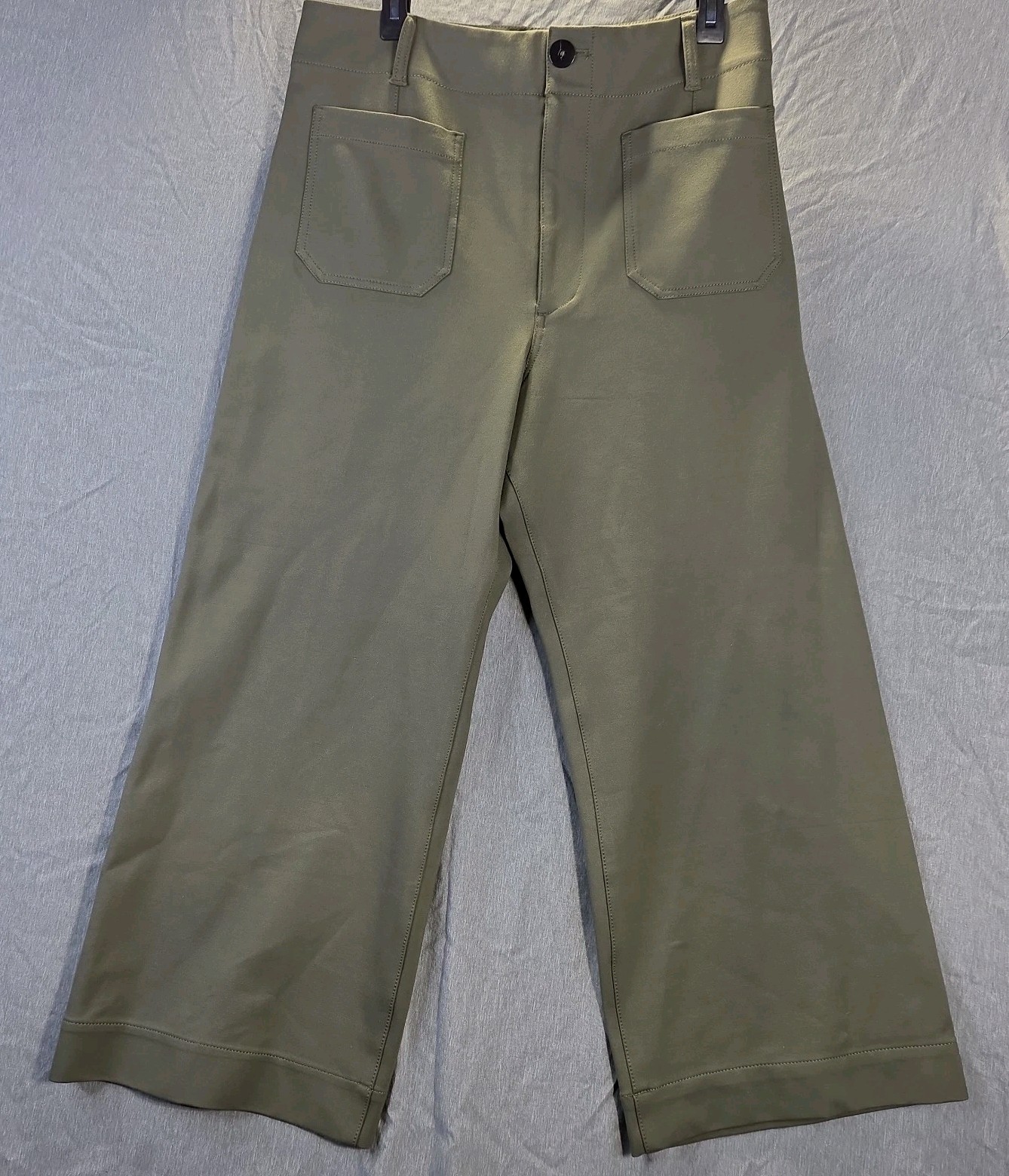 Anthropologie Maeve The Colette Ponte Stretch Green Crop Wide Leg Pants 32 Boho Anthropologie Maeve The Colette Ponte Stretch Green Crop Wide Leg Pants 32 Boho