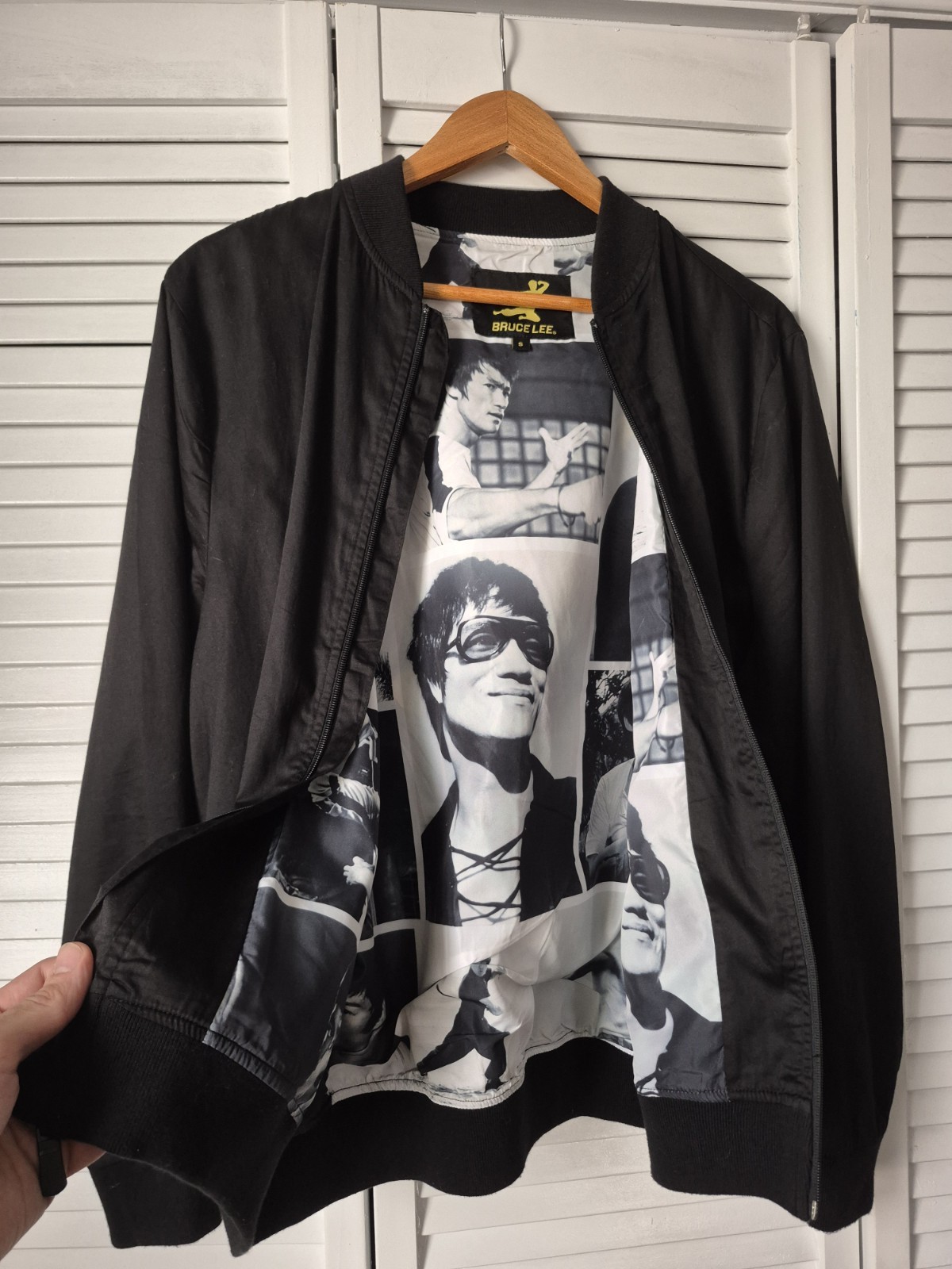 RARE Official Limited Edition Bruce Lee Jacket Embroidered Interior Design Small