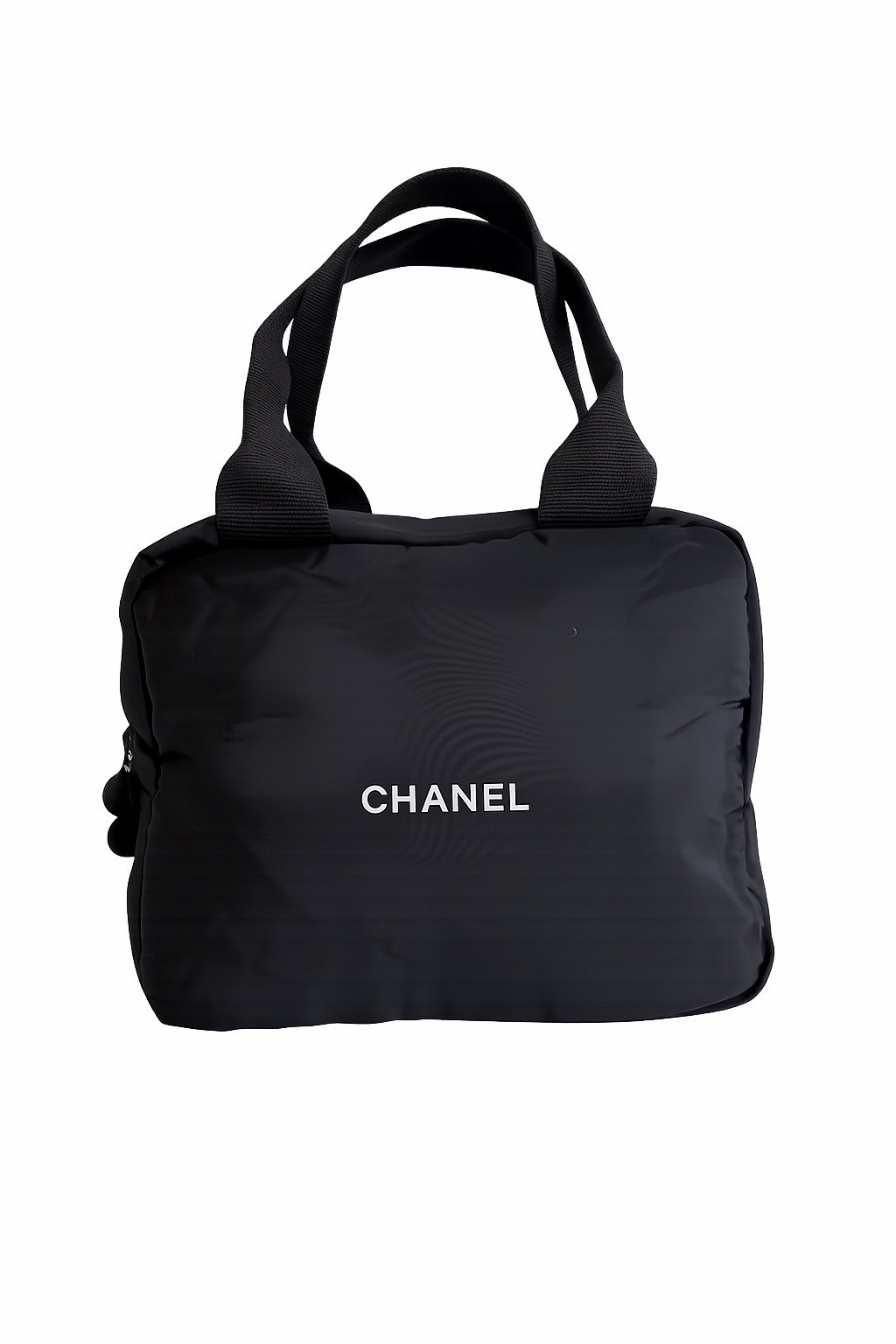 Chanel Mini Boston Makeup Bag – Black Cosmetic Bag with Handle Chanel Mini Boston Makeup Bag – Black Cosmetic Bag with Handle