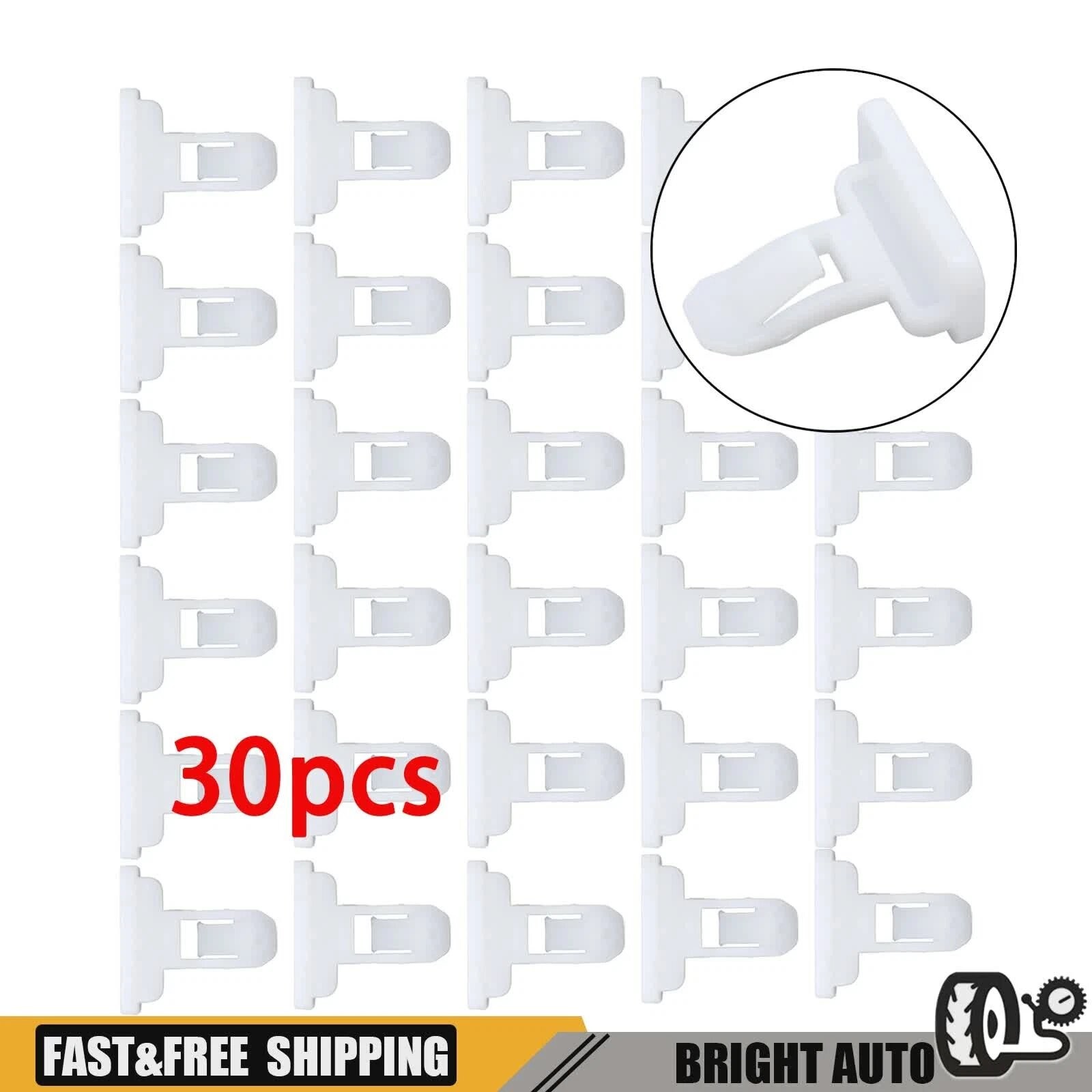 FOR Toyota 30Pcs Front & Rear Spoiler Moulding Bumper Clips Retainer 75392-35220