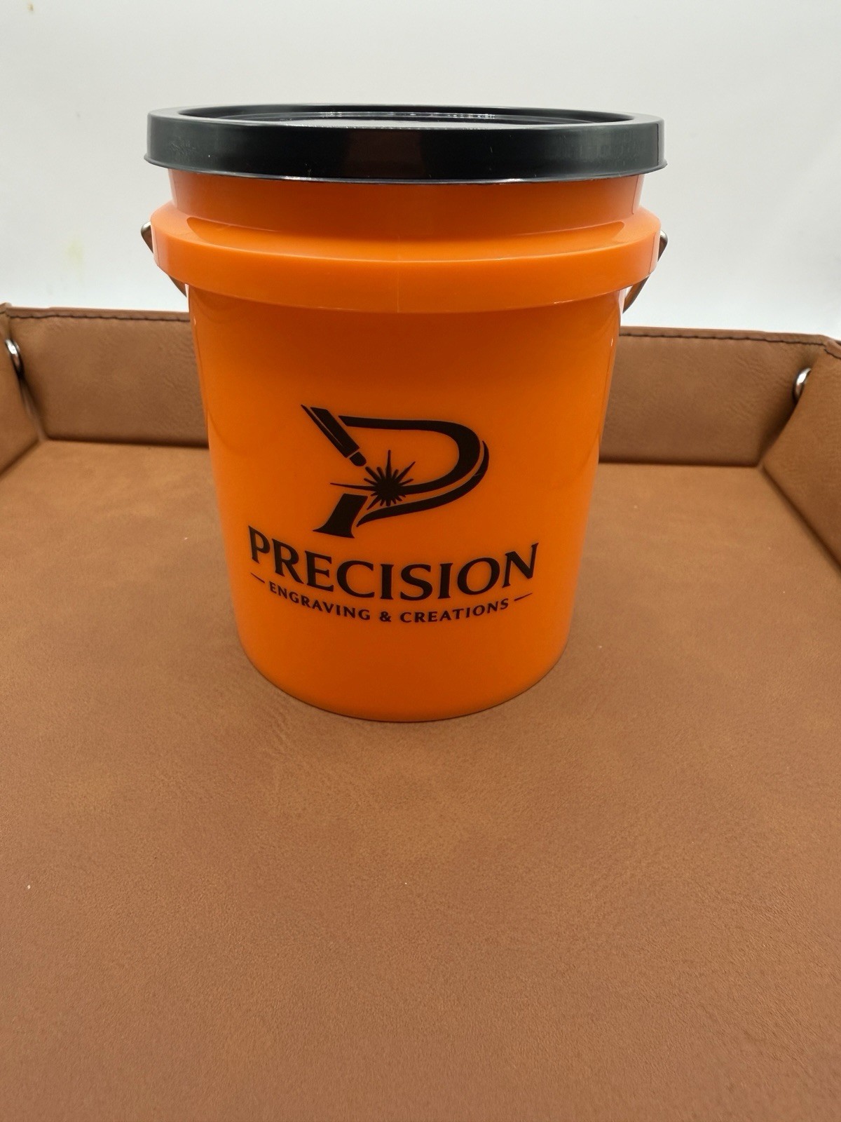 Orange And Black Mini Bucket Orange And Black Mini Bucket