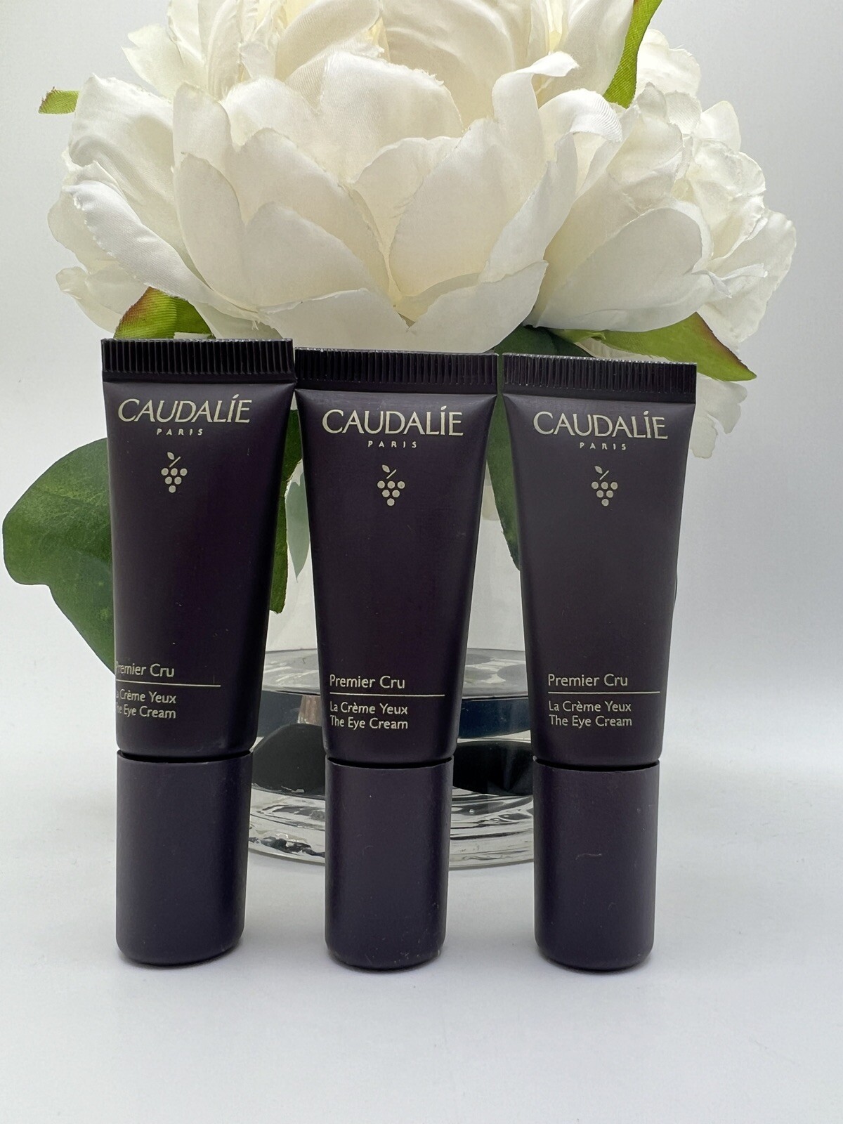 3 X CAUDALIE PREMIER CRU THE EYE CREAM 0.10 FL.OZ / 5ML Each=Full Size $85 Value 3 X CAUDALIE PREMIER CRU THE EYE CREAM 0.10 FL.OZ / 5ML Each=Full Size $85 Value