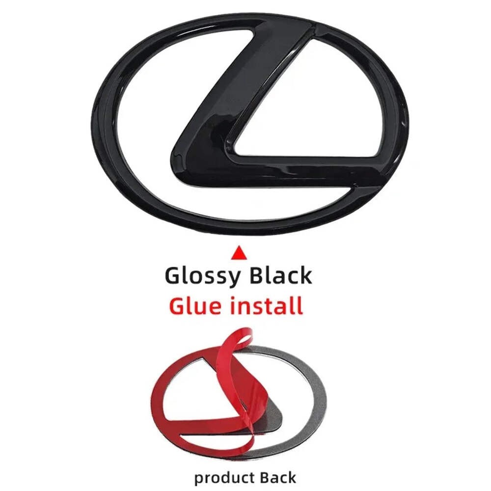 ABS Steering Wheel Center Emblem Sticker for Lexus RX NX ES IS GX LX UX CT GS F