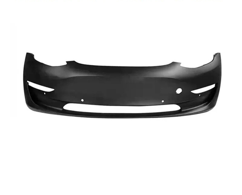 Front Bumper Cover With Sensor Holes For Tesla Model 3 2017-2022 - Primed