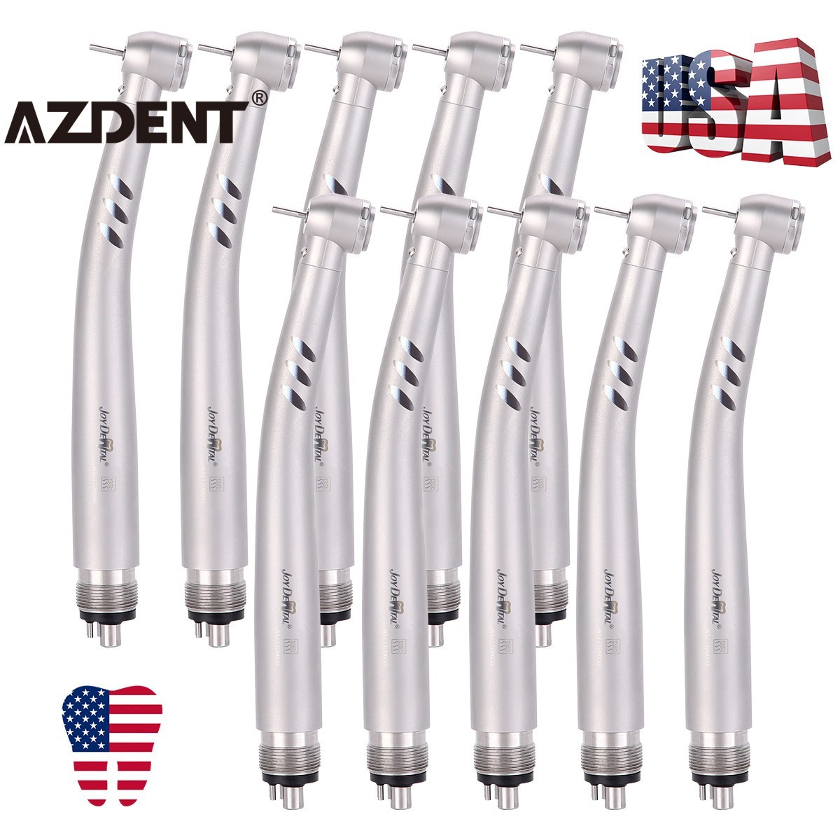 10X NSK Styel Dental Fiber Optic E-generator LED High Speed Handpiece Turbine 4H