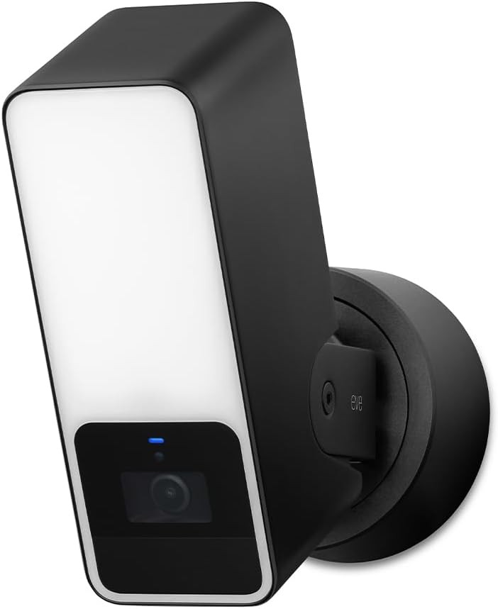 Eve Outdoor Cam – Secure floodlight Camera, Maximum (Black) Eve Outdoor Cam – Secure floodlight Camera, Maximum (Black)