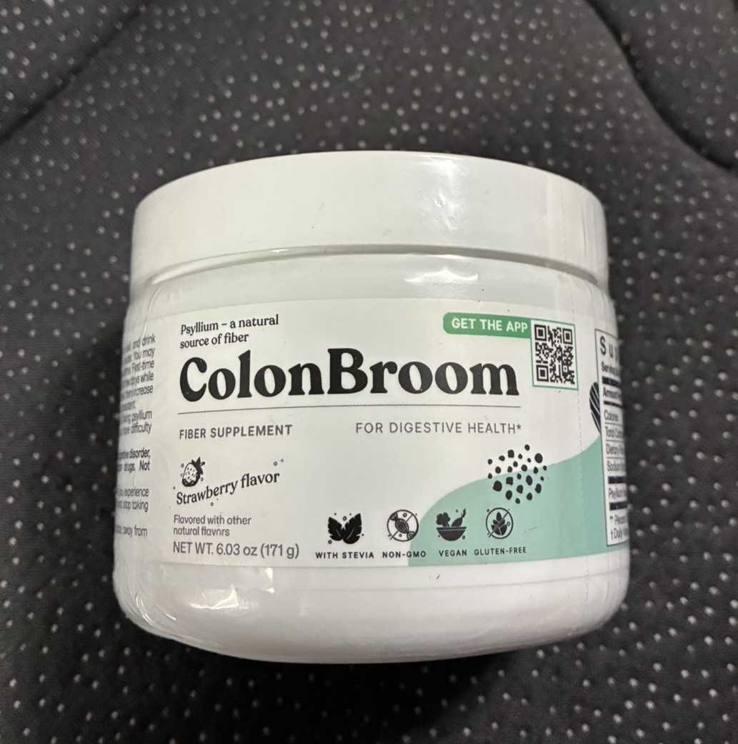 Colon Broom Fiber Supplement For Digestive Health- Strawberry Flavor 171g Colon Broom Fiber Supplement For Digestive Health- Strawberry Flavor 171g