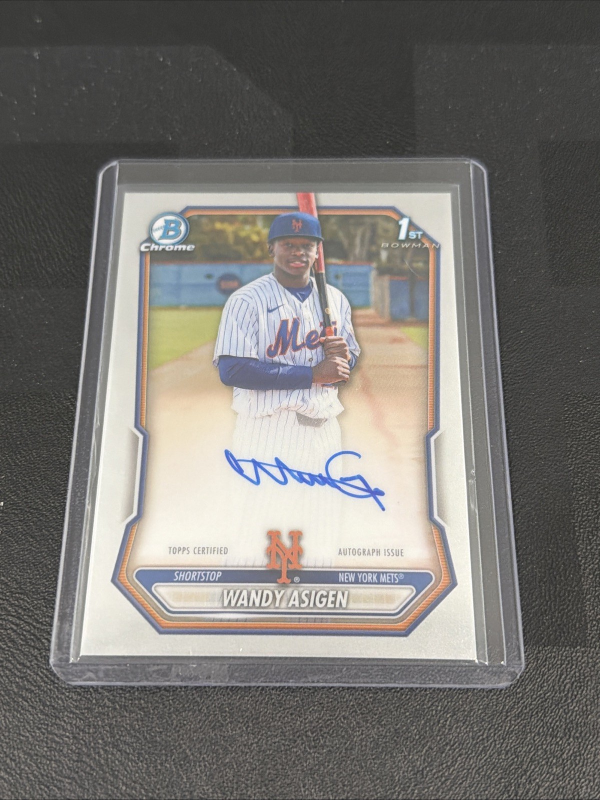 2026 Bowman Chrome Prospect Auto Wandy Asigen #CPA-WA 1st Bowman New York Mets 2026 Bowman Chrome Prospect Auto Wandy Asigen #CPA-WA 1st Bowman New York Mets