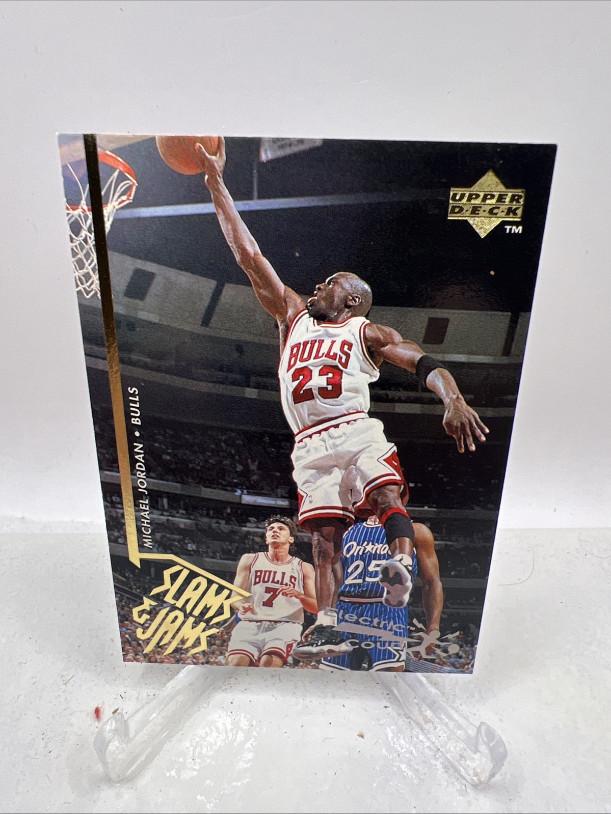 1995-96 Upper Deck - Slams & Jams Michael Jordan #352 Electric Court 1995-96 Upper Deck - Slams & Jams Michael Jordan #352 Electric Court