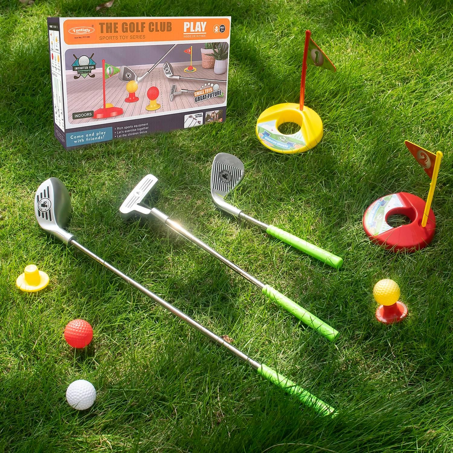 Kids Golf Club Set for 3-8 Old Adjustable Indoor/Outdoor Golf Club Plastic Gift Kids Golf Club Set for 3-8 Old Adjustable Indoor/Outdoor Golf Club Plastic Gift