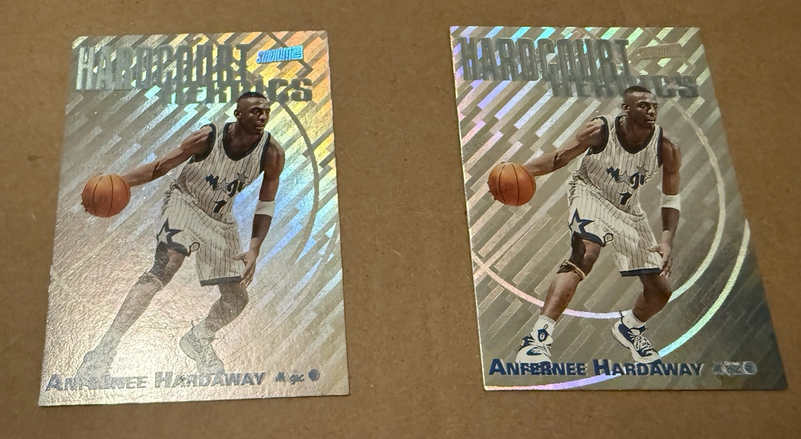 1997-98 Topps Stadium Club - Hardcourt Heroics Anfernee Hardaway #H6 1997-98 Topps Stadium Club - Hardcourt Heroics Anfernee Hardaway #H6