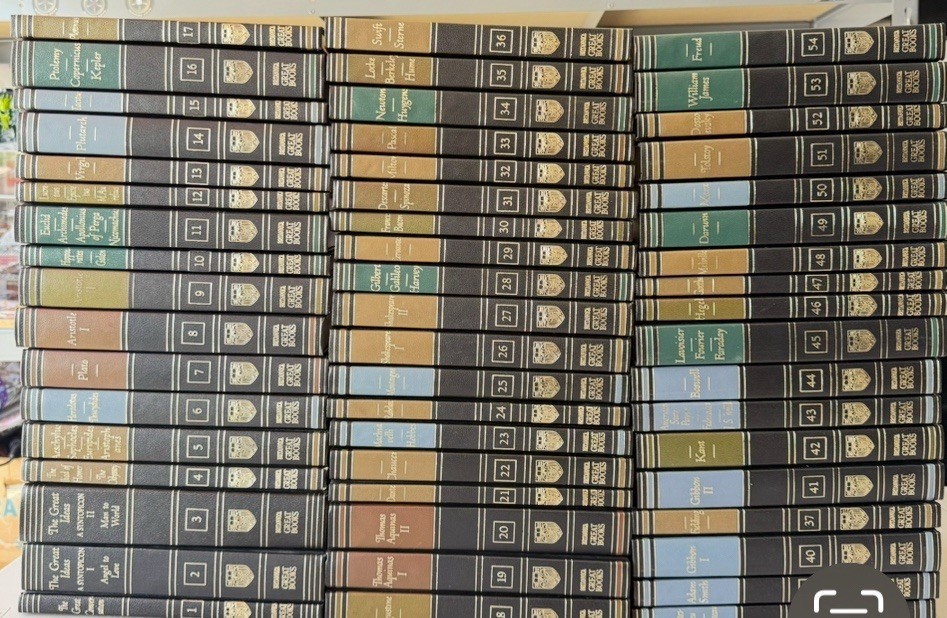 Britannica Great Books Of The Western World Vol 1-54 See Pictures Read Desc 1980