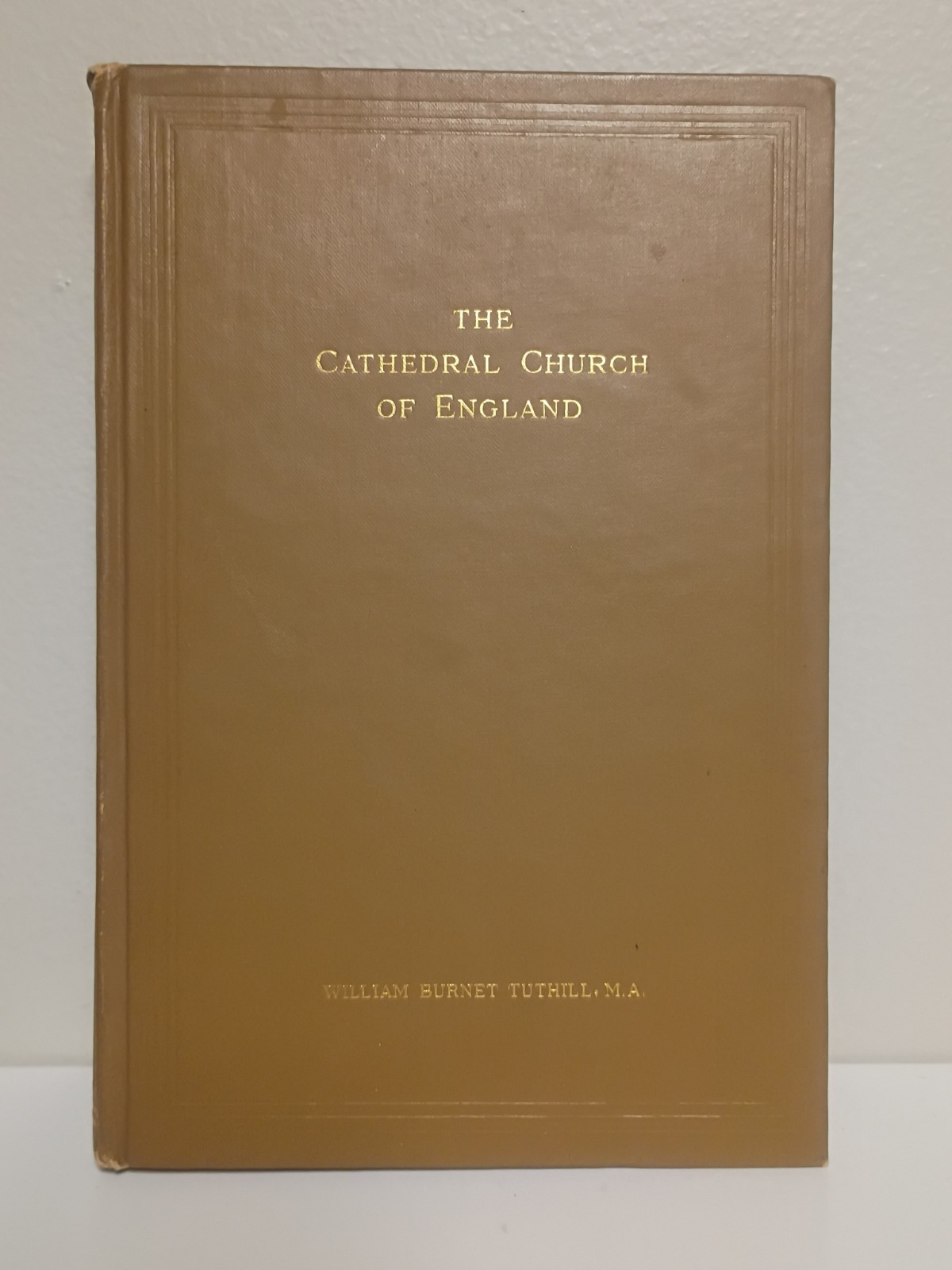1923 Antique Architectural Book The Cathedral Church of England William Tuthill