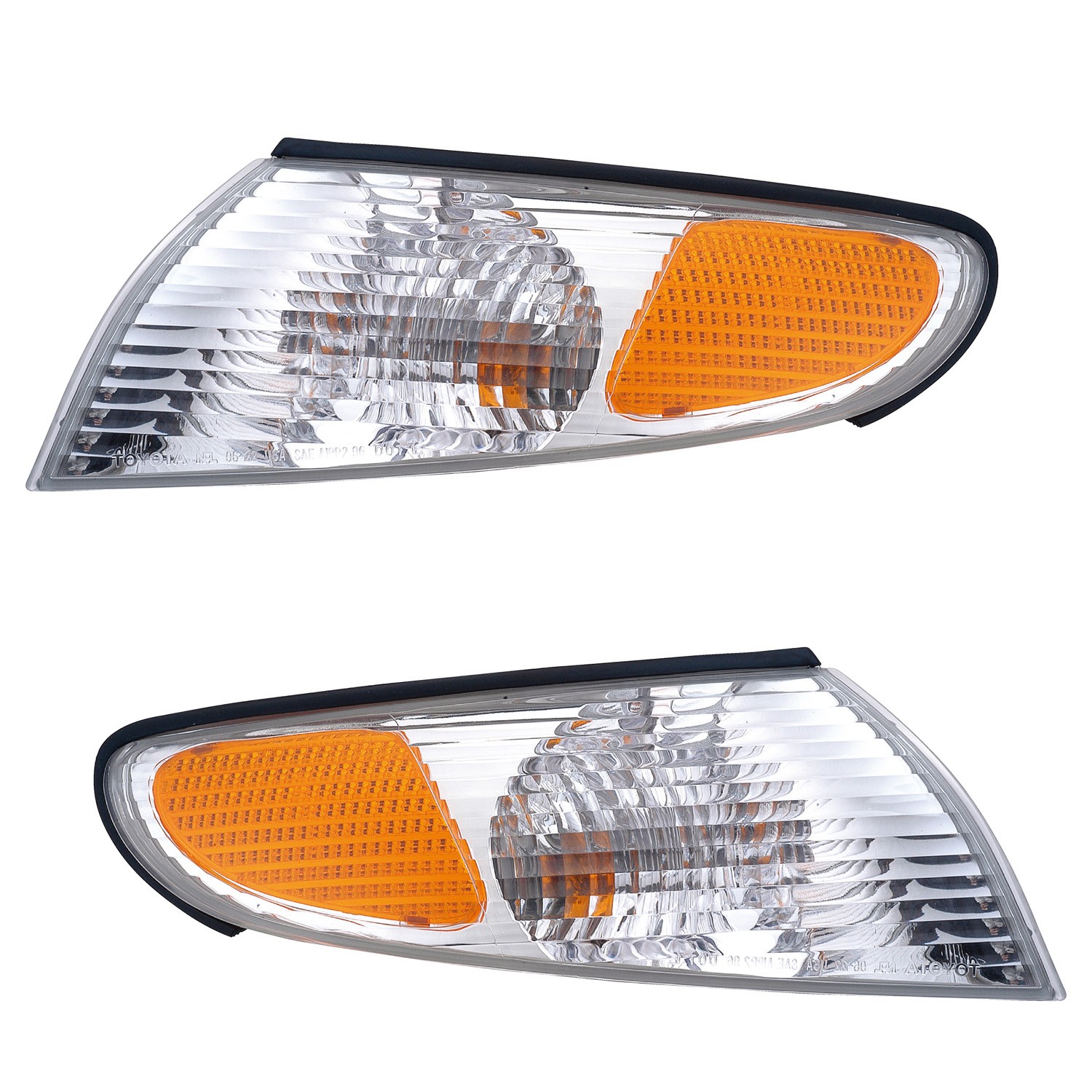 Parking Corner Signal Lights Pair Set for 99-01 Toyota Solara Left & Right