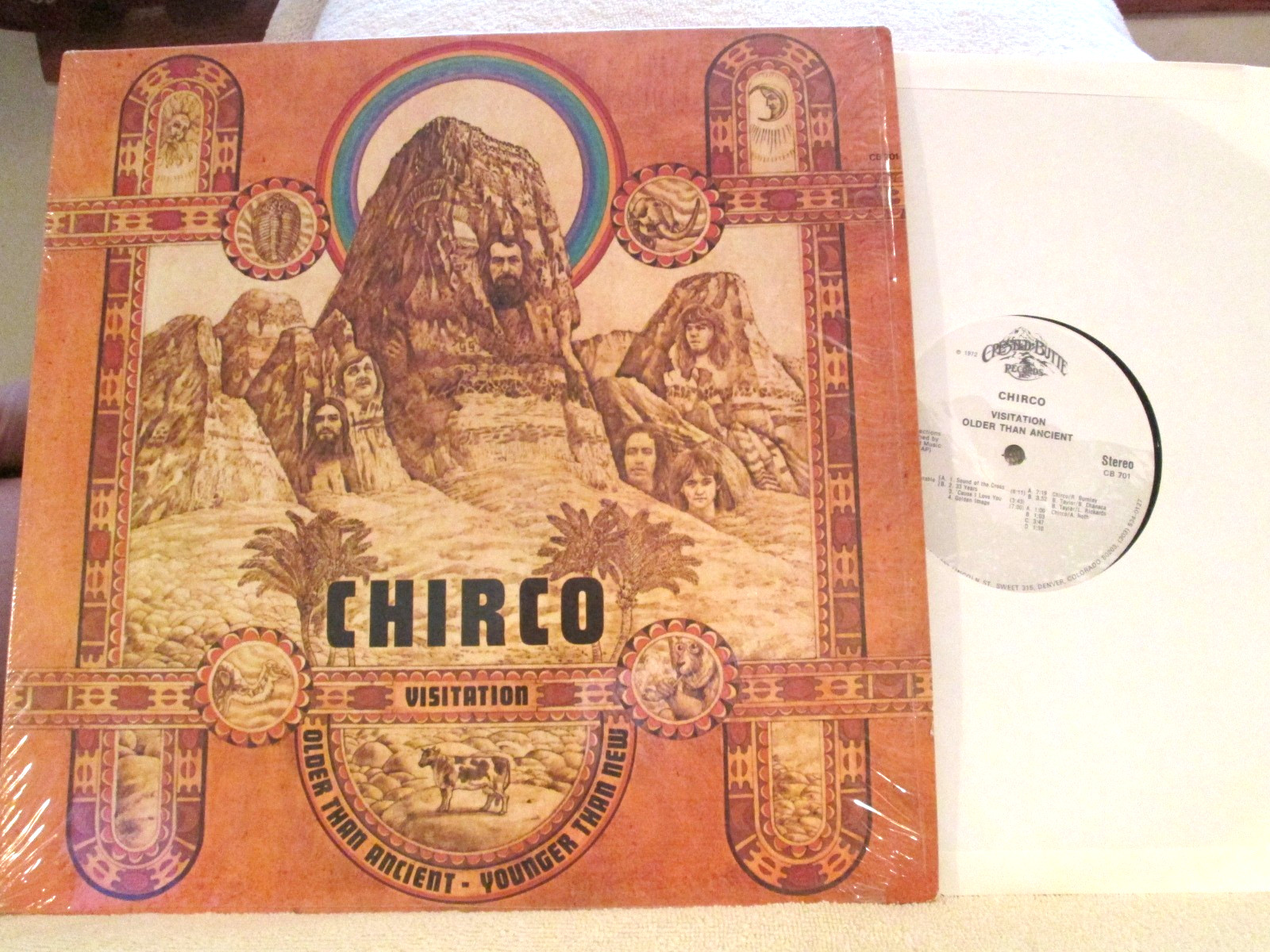 CHIRCO VISITATION ORG RARE 1972 HARD PROGRESSIVE PSYCH IN SHRINK W/INSERT  NM