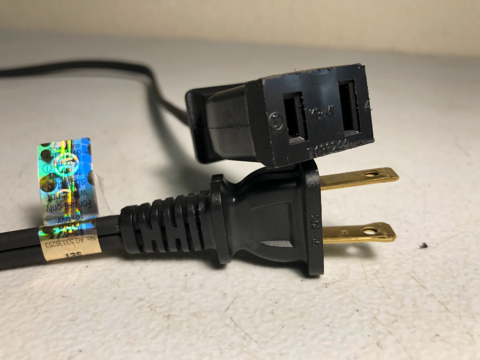 Reel to Reel Power Cord A/C Cable Replacement Teac Akai Pioneer 6\' AC POWER IN Reel to Reel Power Cord A/C Cable Replacement Teac Akai Pioneer 6\' AC POWER IN