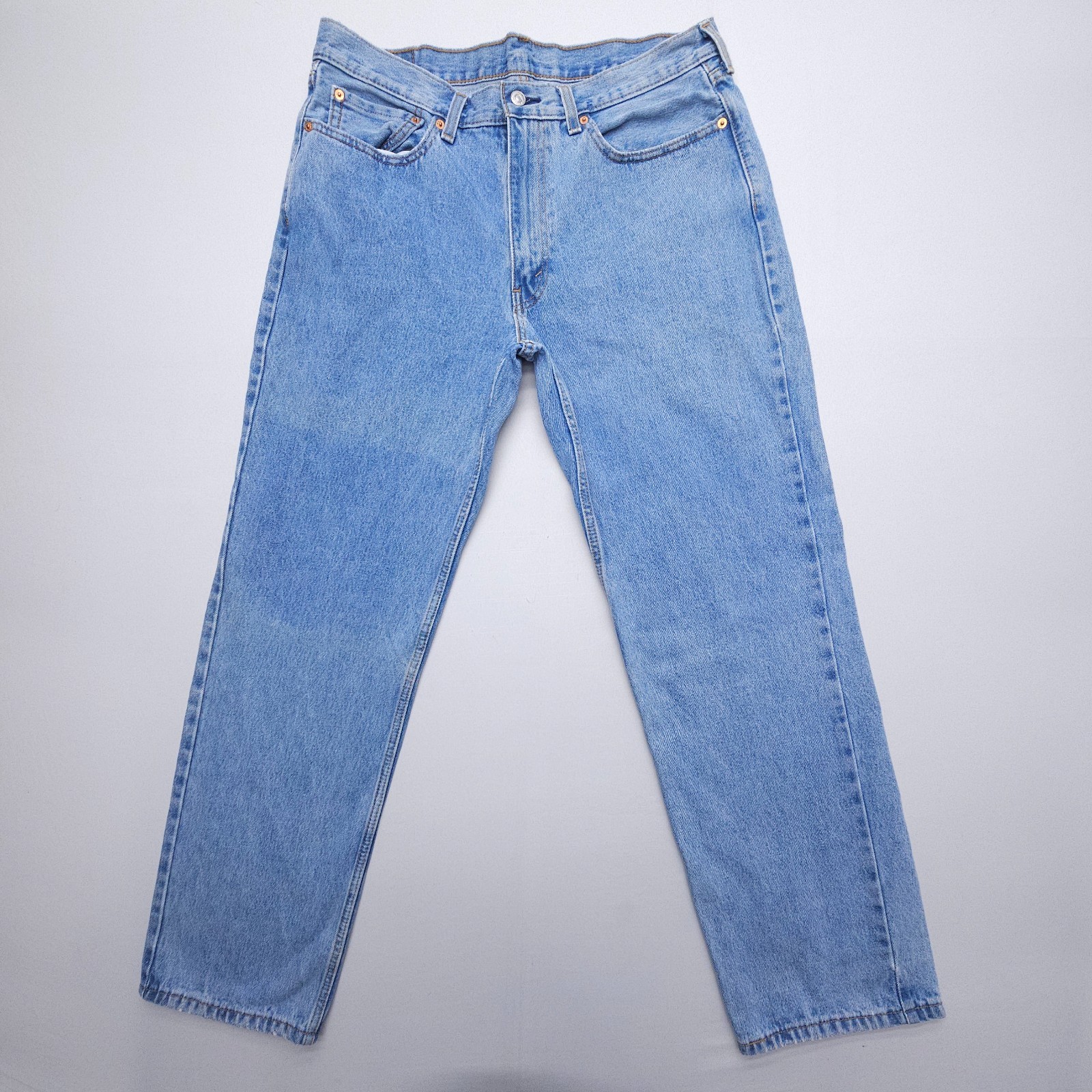 Levi\'s 550 Relaxed Fit Tapered Jeans Mens 36 x 32 Blue Heavy 100% Cotton Denim Levi\'s 550 Relaxed Fit Tapered Jeans Mens 36 x 32 Blue Heavy 100% Cotton Denim